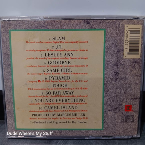 DAVID SANBORN - CLOSEUP - ORIGINAL 1988 CD - 10 SONGS - Picture 3 of 4
